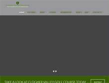 Tablet Screenshot of cloghervalleygc.co.uk